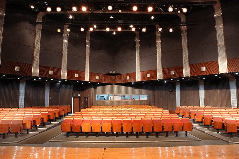 View of the University Multipurpose Hall before renovation
