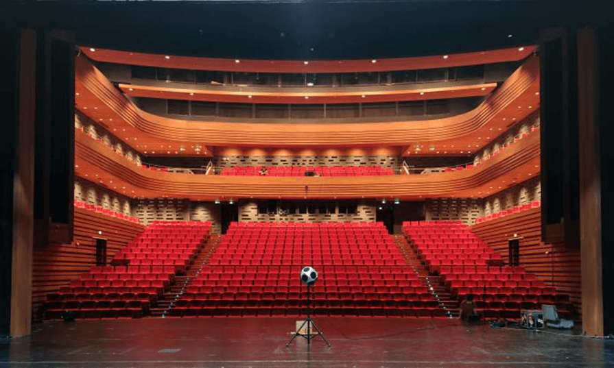 View of the auditorium from the stage