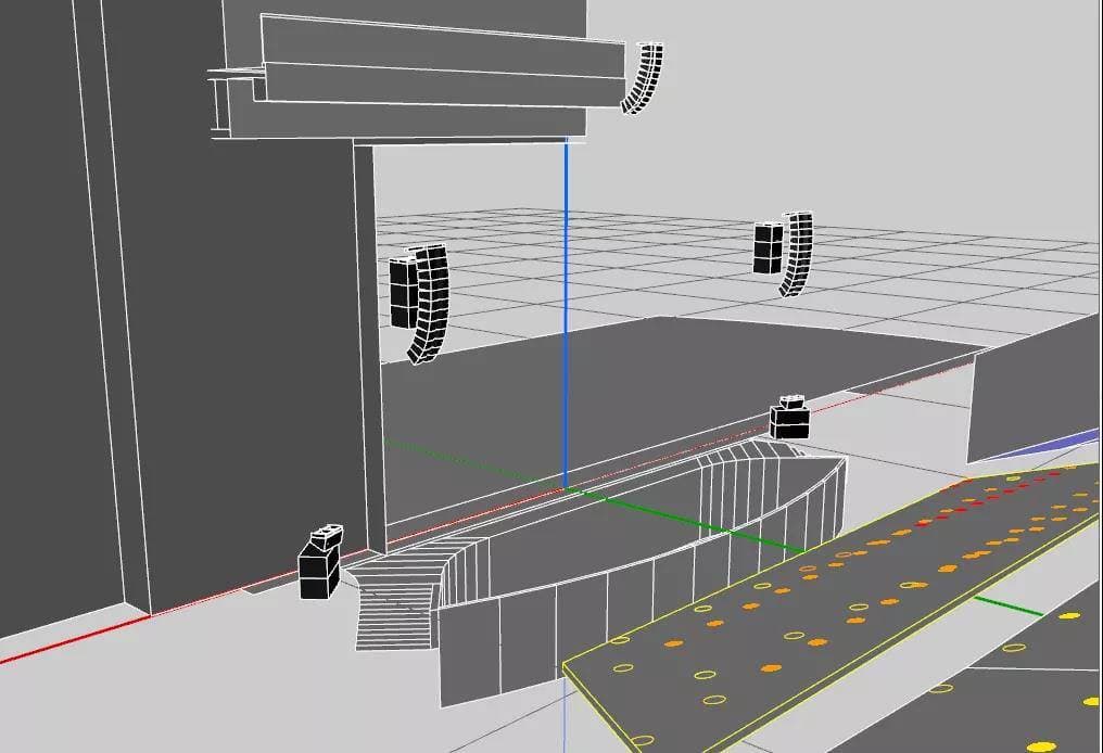 Discrete loudspeaker integration inside The Grand Theater wave bulkheads